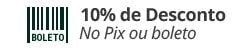 10% de desconto no boleto bancário