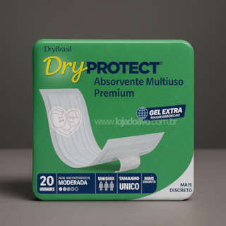 Absorvente Geriátrico Dry Protect - 20 Unidades