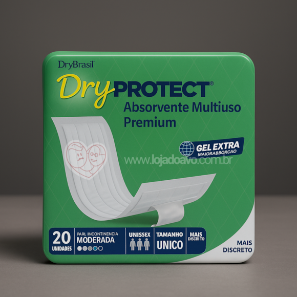 Absorvente Geriátrico Dry Protect - 20 Unidades