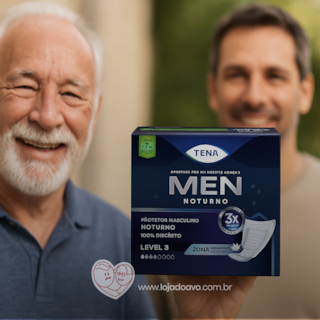 Absorvente Masculino Tena Men Noturno - Nível 3