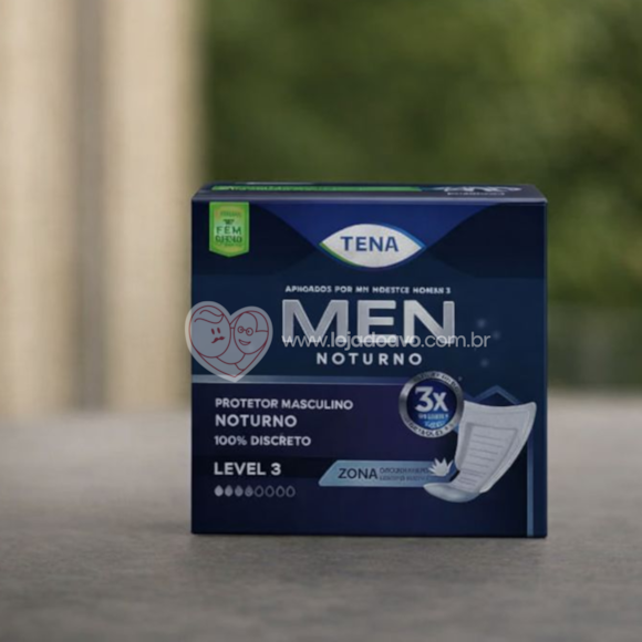 Absorvente Masculino Tena Men Noturno - Nível 3