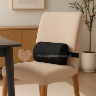 Almofada Ortopédica Meia Lua - Postural Lombar