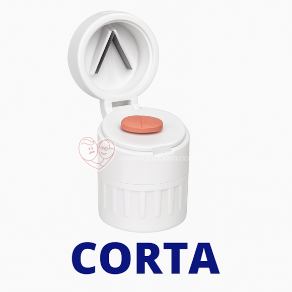 Amassador e Triturador de Comprimidos 3 em 1