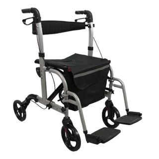 Andador/Cadeira de rodas 2 em 1