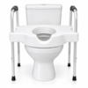 Assento Elevado para Vaso Sanitário 10 cm com Alças Laterais