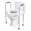 Assento Elevado para Vaso Sanitário 10 cm com Alças Laterais