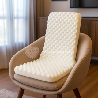 Assento Ortopédico Caixa de Ovo com Encosto - Pillow Top