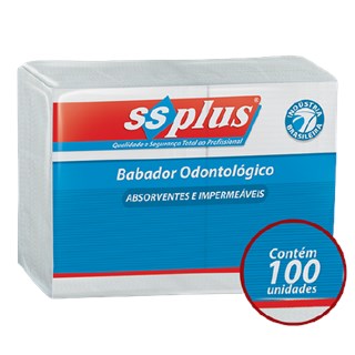 Babador Impermeável Descartável - 100 unidades