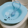 Bacia Para Banho de Assento no Vaso Sanitário - Portátil