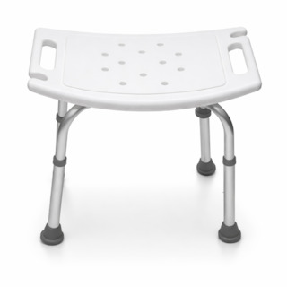 Banco para Banho Ajustável em Alumínio