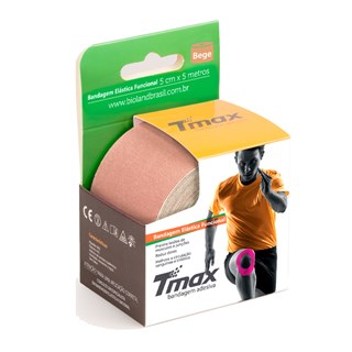 Bandagem Elástica Tmax - 5cm x 5m - Bege