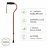 Bengala Curva - Com Regulagem de Altura