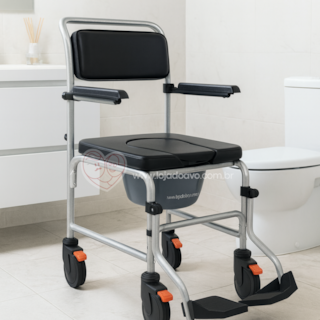 Cadeira de Banho Alumínio AquaSafe