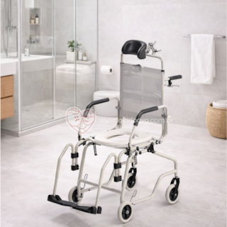 Cadeira de Banho Alumínio Reclinável