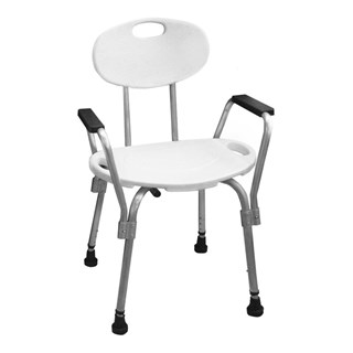 Cadeira de Banho com Encosto e Braço Mebuki Cadeira de Banho com Encosto e Braço Mebuki