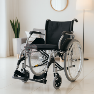 Cadeira De Rodas em Alumínio D600