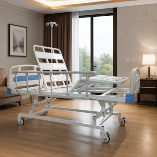 Cama Hospitalar - 3 Movimentos com elevação de toda a cama- Manual