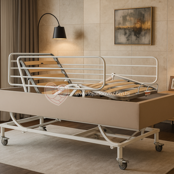 Cama Hospitalar Comfort Pilati com Colchão