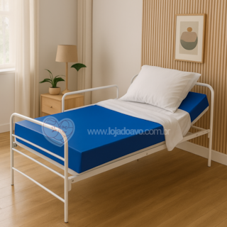 Cama Hospitalar Cremalheira Com Colchão