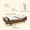 Cama Hospitalar Poltrona Advance Completa