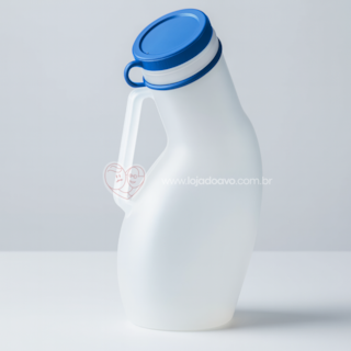 Coletor de Urina Masculino (Papagaio) - Com Tampa