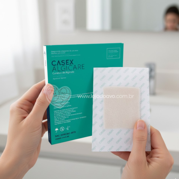 Curativo de Alginato de Cálcio e Sódio
