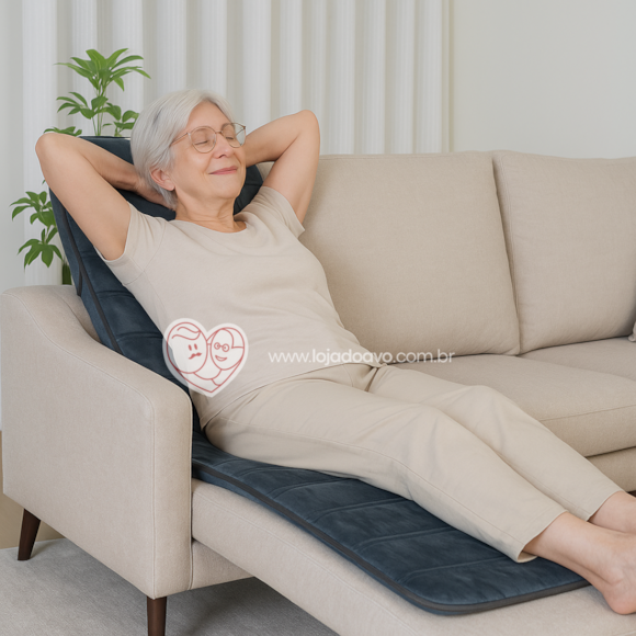 Esteira Massageadora Elétrica com 10 Motores de Massagem