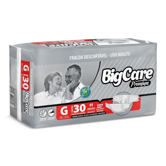 Fralda Geriátrica Big Care Premium