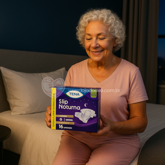 Fralda Geriátrica Tena Slip Noturna