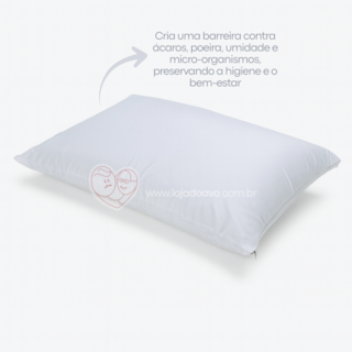 Fronha Impermeável Anti-Ácaros