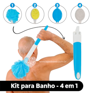Kit para Banho - 4 em 1