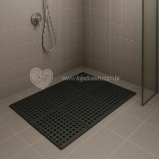 Kit Tapete Antiderrapante - 6 Placas