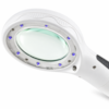 Lupa de Mão com Luz LED e UV - Aumento de 4x