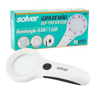 Lupa de mão SLP-193 UV/LED - Solver
