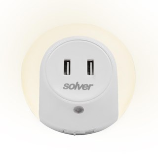 Luz Noturna - 2 entradas USB Solver