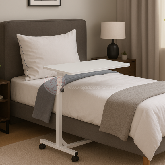 Mesa de Refeição no Leito - Regulagem de Altura