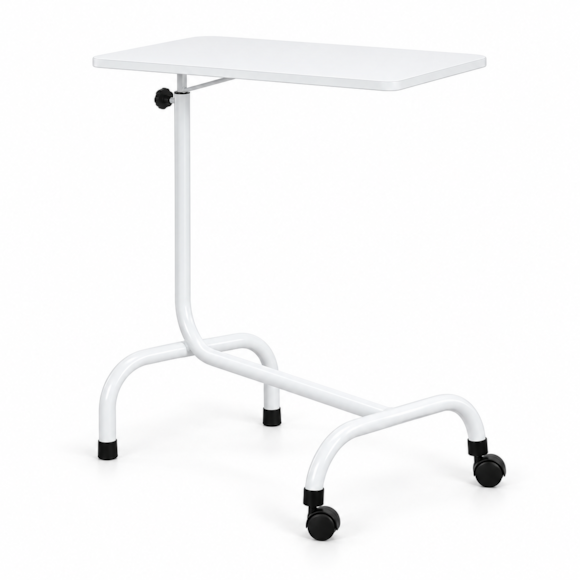 Mesa para Refeição no Leito com Rodízios