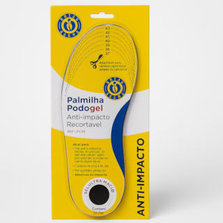 Palmilha Podogel Anti-impacto Recortável