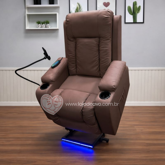 Poltrona do Papai LIFT - Suporte para Celular e Aquecimento