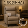 Poltrona do Papai Reclinável com Rodas - Avanti