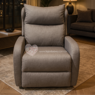 Poltrona do Papai Reclinável com Rodas - Avanti