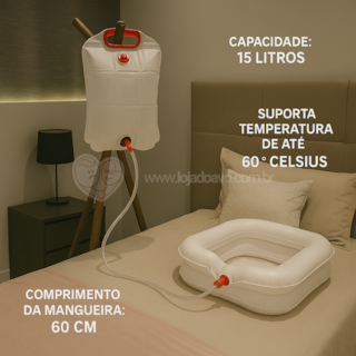 Reservatório de Água Com Chuveiro