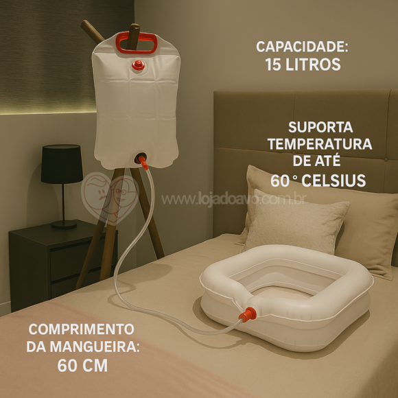 Reservatório de Água Com Chuveiro